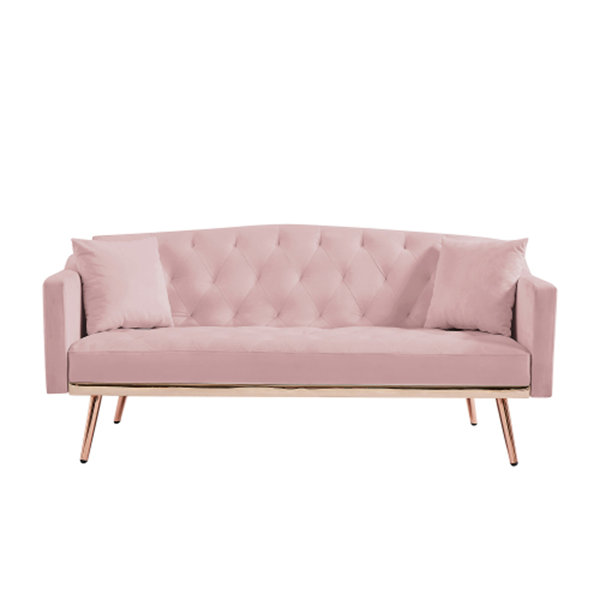 Everly Quinn Yorleni 32'' Upholstered Sleeper Sofa | Wayfair